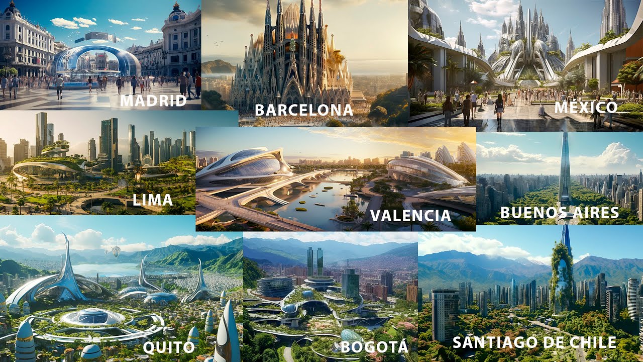 ¿CÓMO SERÁ TU CIUDAD EN EL FUTURO SEGÚN LA INTELIGENCIA ARTIFICIAL?