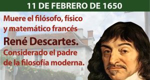 Muere el filósofo René Descartes 11 / Feb / 1650