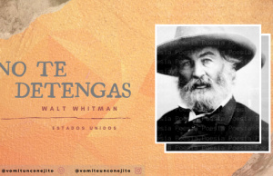No te detengas – Walt Whitman