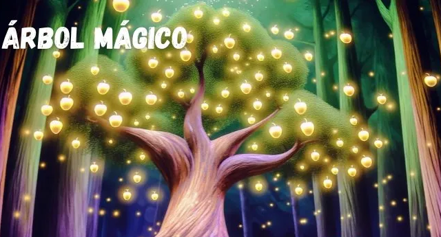 El árbol mágico: susurros del bosque encantado