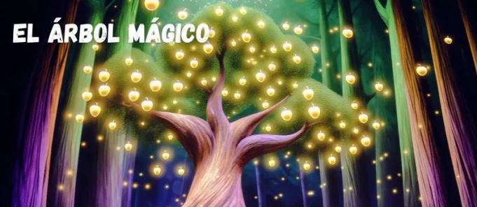 El árbol mágico: susurros del bosque encantado